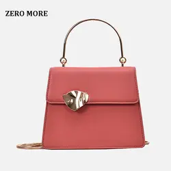 ZERO MORE простая маленькая сумка для женщин 2019 новые дизайнерские закрытые сумки через плечо женские сумки с длинной цепочкой кошелек mujer