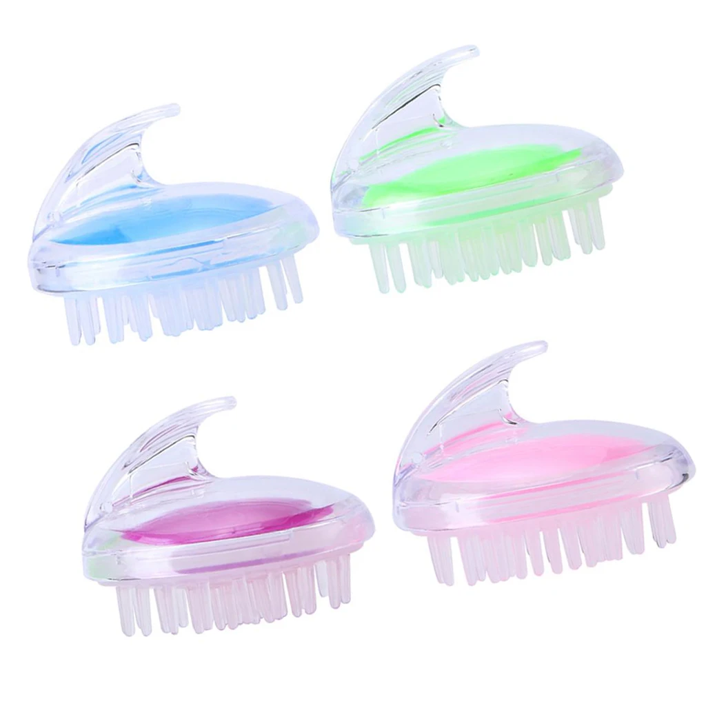 Professional Scalp Massaging Comb Silicone Scalp Massager Shampoo Brush, Shower Comb for Hair Growth Beard Pet Grooming