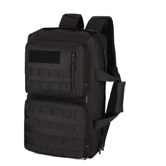 Протектор Плюс 35Л тактический военный рюкзак, сумка через плечо Molle, водонепроницаемая армейская Сумочка, Спортивная походная сумка через плечо - Цвет: Black