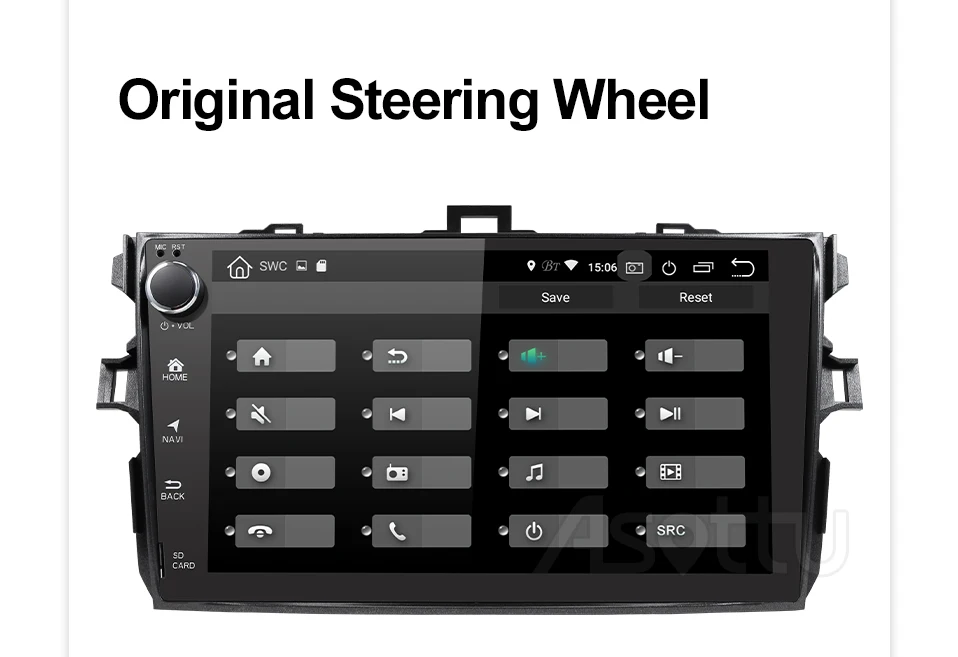 Asottu CLKLL9060 android 9,0 PX6 автомобильный dvd gps навигатор для Toyota corolla 2007 2008 2009 2010 2011 Автомобильный dvd Радио gps стерео