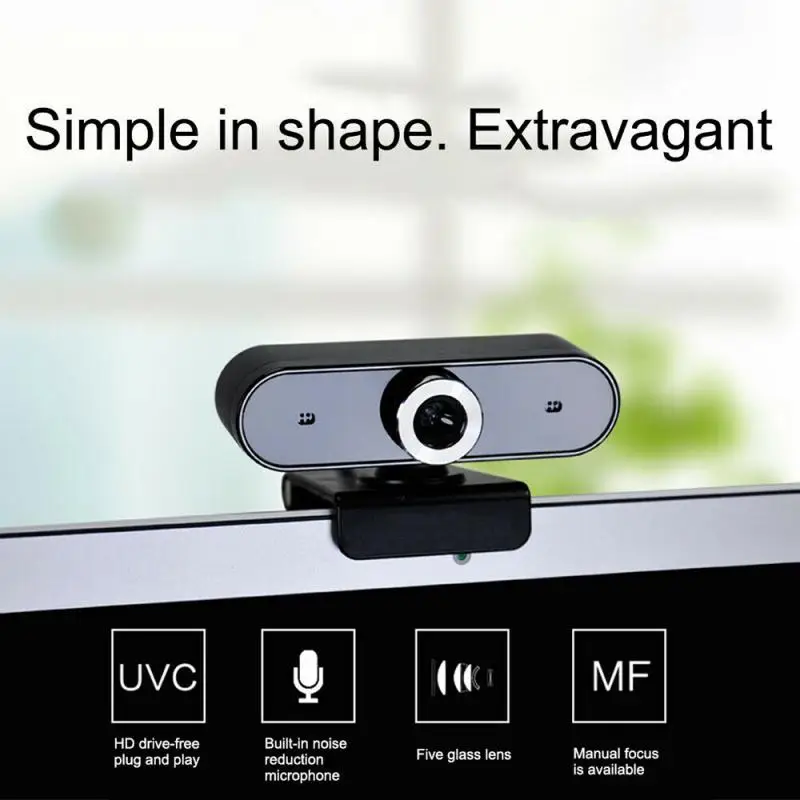 Онлайн курс Full HD веб камера Настольный ПК видео вызов с микрофоном Микрофон 480P