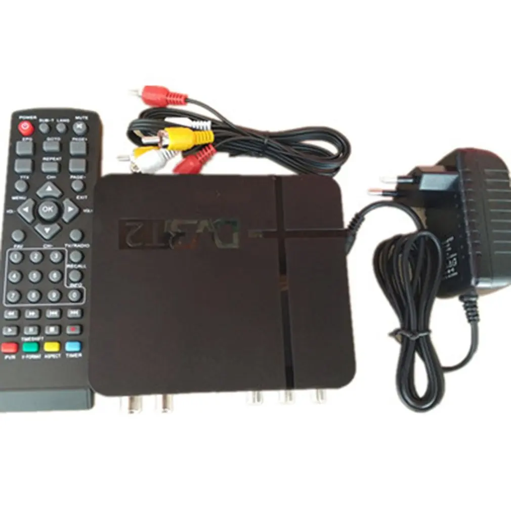 Профессиональный мини HD DVB T2 цифровой наземный приемник 1 Гб + 8 телеприставка