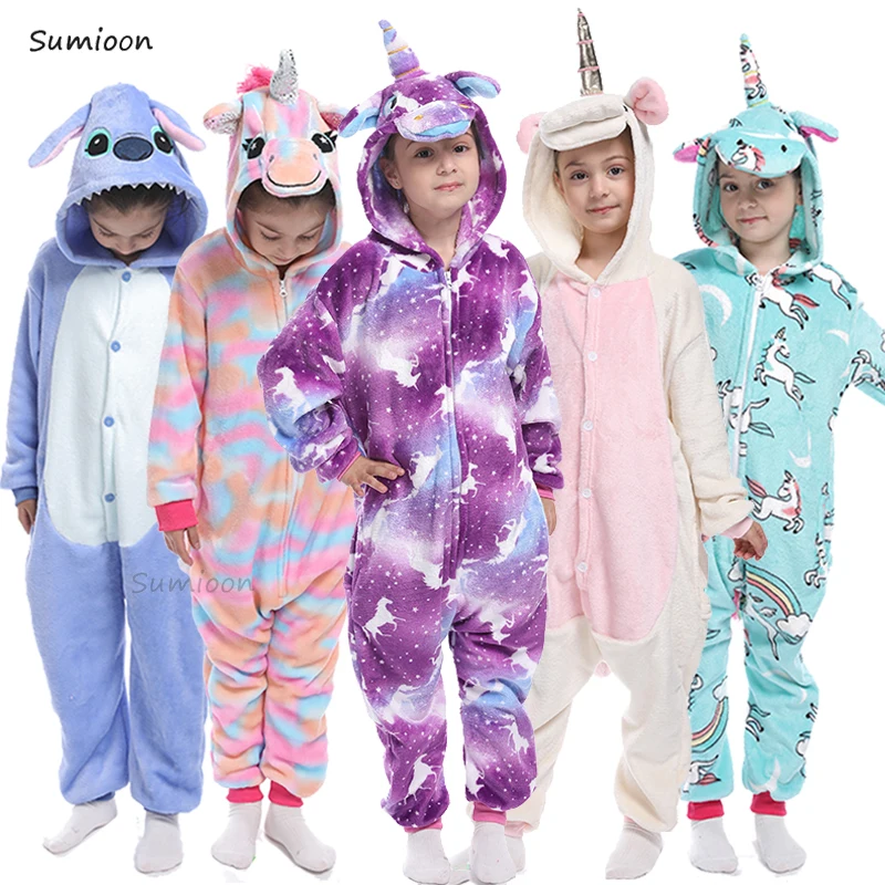 Kigurumi Unicorn Kids Pajamas Unicorn Pajamas For Children Animal Cartoon Blanket Baby Costumes Winter Boys Girls Licorne Onesie Kigurumi Unicorn Kids Pajamas Unicorn Pajamas For Children Animal Cartoon Blanket Baby Costumes Winter Boys Girls Licorne Onesie