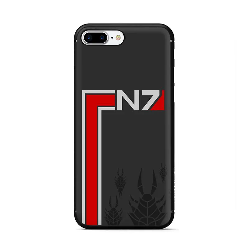 B2 Мягкий ТПУ чехол EWAU Mass Effect N7 для iPhone 5 5S 6 6s 7 8 Plus X XR XS MAX - Цвет: B2