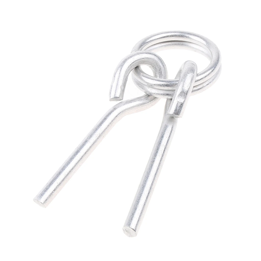 Premium Awning Tent Pole Rings With 2 Pins For Outdoor Camping Hiking Travel Tents Accessories