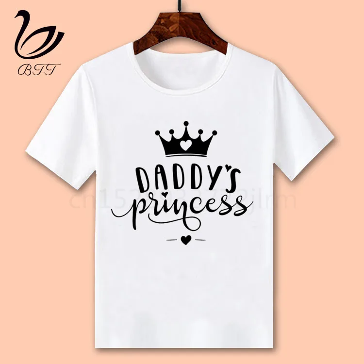 Dady's/детская одежда принцессы; футболка для девочек; подарок для детей; детская одежда с короткими рукавами; футболки для мальчиков; футболки для малышей