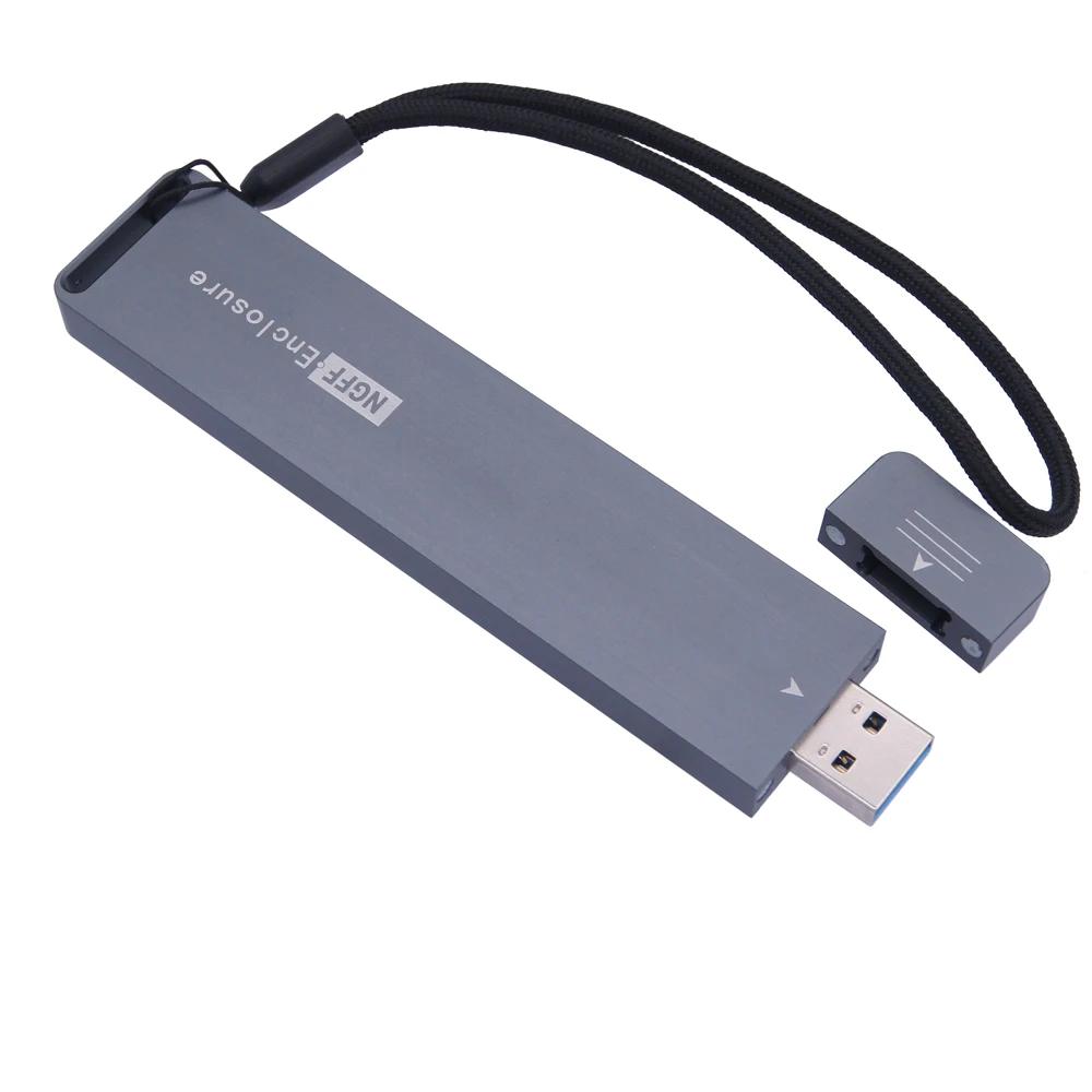 M2 SSD 케이스 NVME 인클로저 M.2-USB TYPE-A 3.1 SSD 어댑터, NVME PCIE M 키 NGFF SATA B 키 SSD 디스크 드라이브 박스 M.2 SSD 케이스