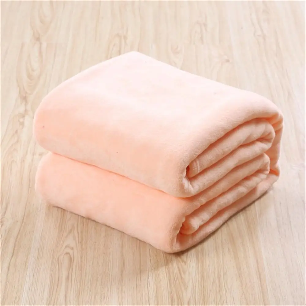 Микксир 45*65 см 100*140 см супер мягкое детское однотонное теплое микро плюшевое Флисовое одеяло плед диван постельные принадлежности фланель F1 - Цвет: BG