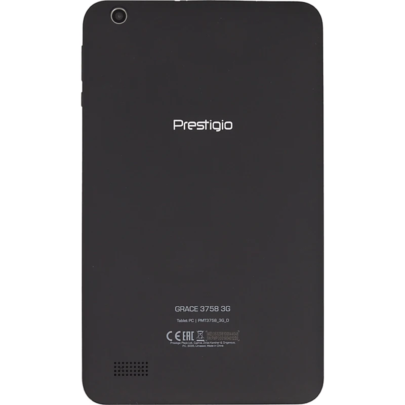 Планшет Prestigio Grace 3758 3G MTK8321 4C/1Gb/16Gb 8" IPS 1280x800/3G/And8.1/черный/BT/2Mpix/0.3Mpi