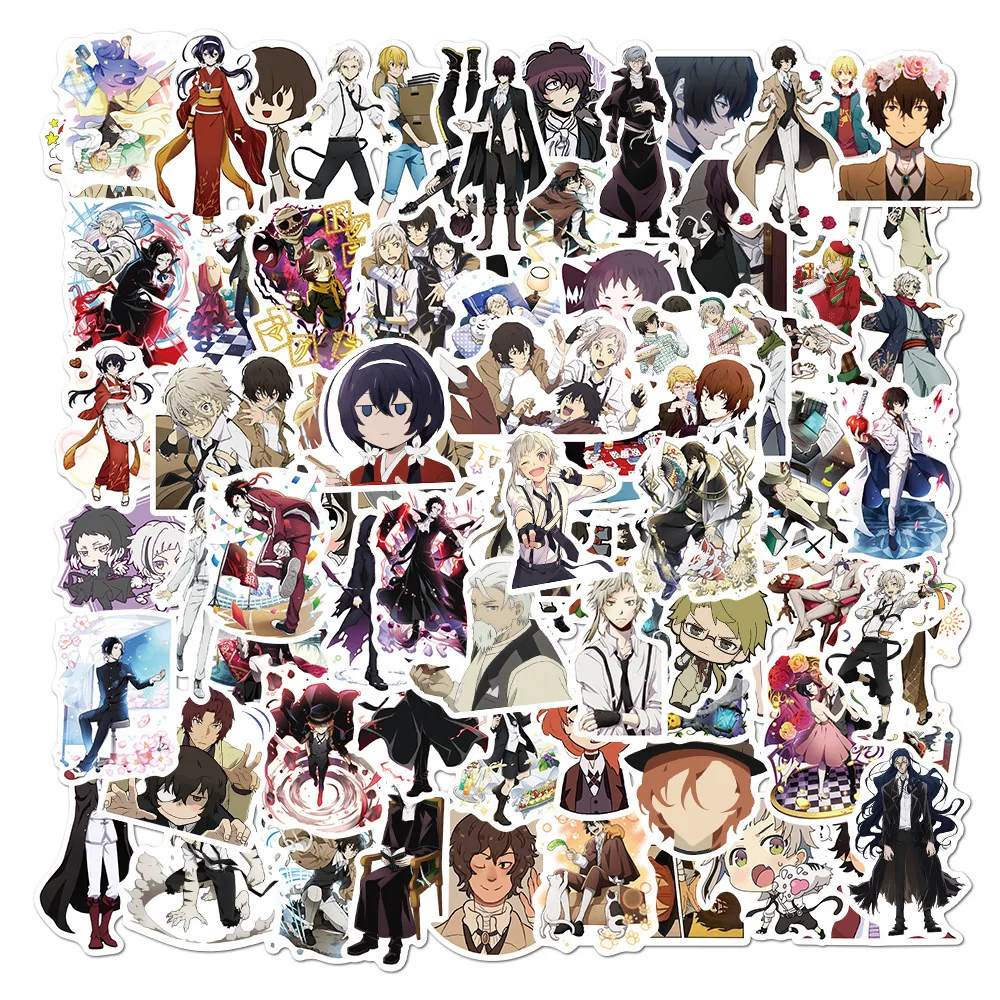 10/30/50 PCS Zhang Cartoon Day Man Day Man Wen Hao Stray Dog Sticker Graffiti Decoration Anti-luggage Sticker
