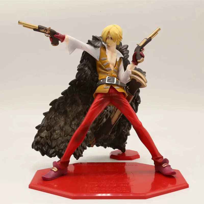 

Anime One Piece Sanji Red Clothes Ver PVC Action Figure Collectible Model doll toy 20cm