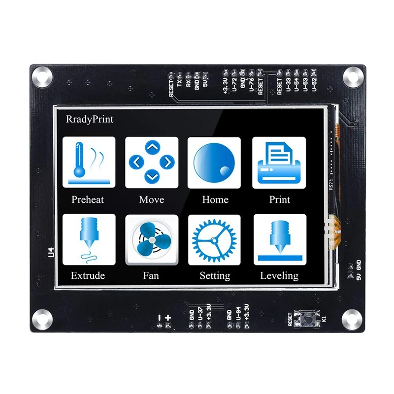 Детали 3d принтера Tft35 V1.2 пресс-экран дисплей 3,5 дюймов Reprap смарт-панель контроллера совместима с Mks Gen V1.4 Contr
