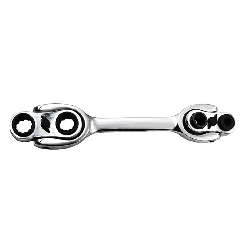 

34-in-1 Multi-function Ratchet Adjustable Wrench Double Head Positive And Negative Manual Multi-purpose Multi-standard Socket Pr