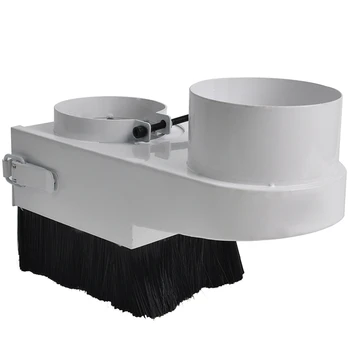 

Hot Sale DIY CNC Tool Dust Cover Collector Series Blue Brush Vacuum Cleaner for CNC Spindle Motor Woodworking