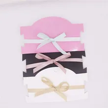 20 шт 9*16 см розовый и черный и белый зажим для волос и повязка для карт ожерелье дисплей карта принимаем логотип на заказ лого цену Экстра