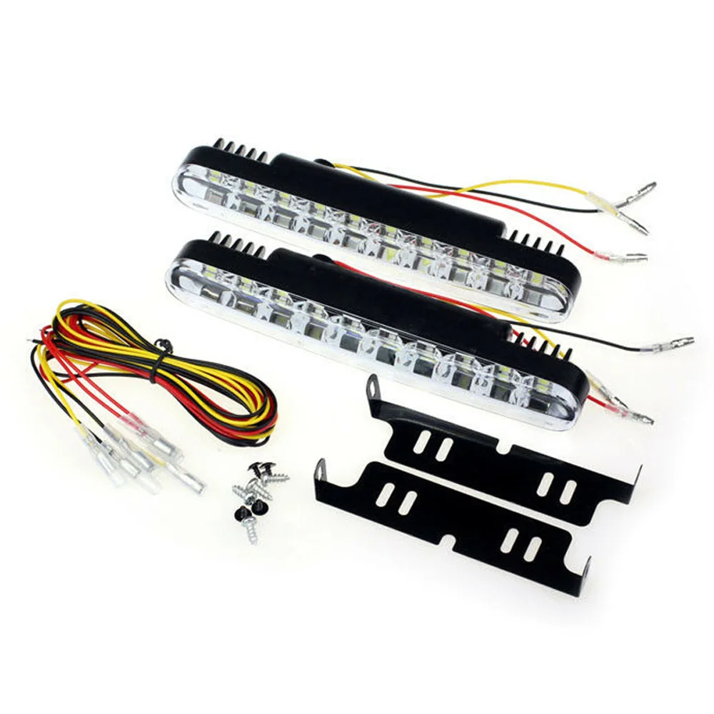 2 шт. 12V 12W 30LED Автомобильные фары дневного света светильник DRL Дневной светильник с лампы сигнала поворота