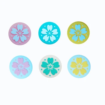 

Sakura Cherry Flower Thumb Stick Grip Cap Joystick Cover For Nintend Switch Joycon NS Lite Joy-Con Controller Thumbstick Case