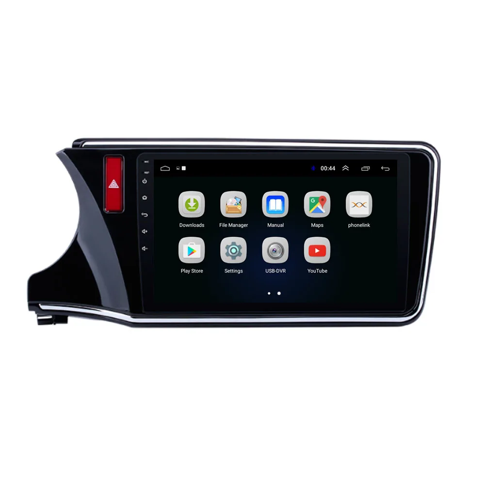 Четырехъядерный Android 8,1 для HONDA CITY мультимедийный стерео автомобильный dvd-плеер навигация gps радио