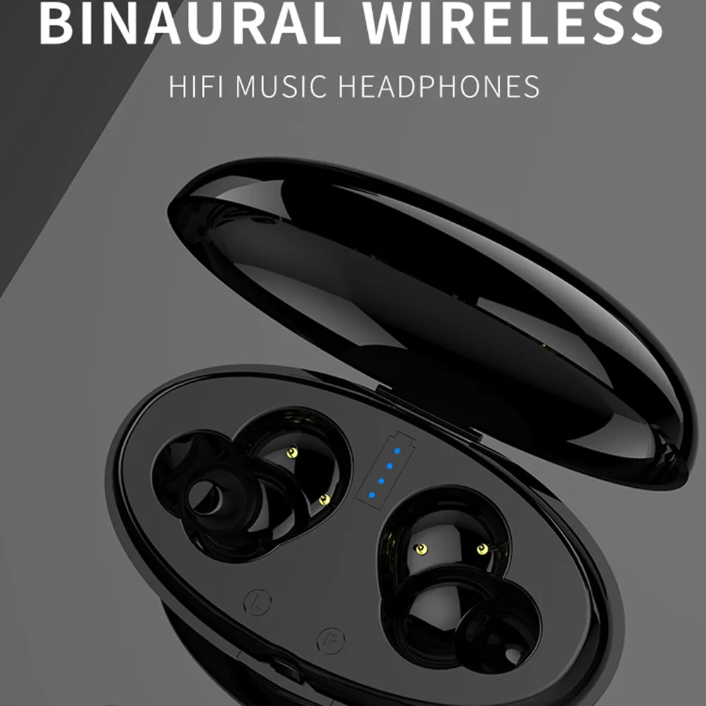 WA02 Business Wireless Bluetooth 5.0 Earphones 3D Mini Earbuds With Mic Charging Box Stereo Sport Headset iphone Earphone