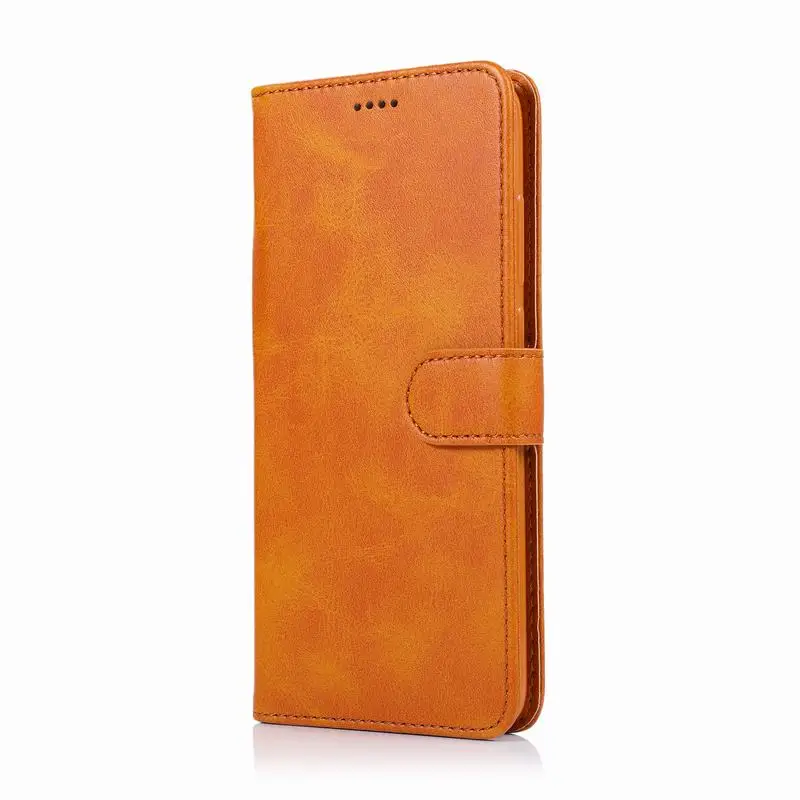 Yellow Flip Cover For Xiaomi Redmi Note 6 Pro Phone Case Luxury Magnet Closure Stand Wallet Leather Bag On Xiomi Redmi Note 6 6pro Etui - Цвет: Yellow