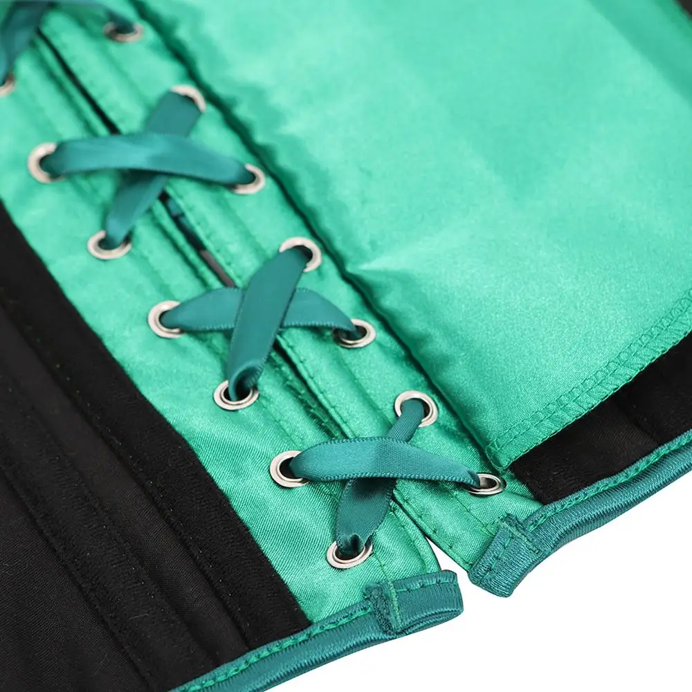 Корсет под грудь сексуальный Пояс Cincher готическое нижнее белье Корсеты бюстье топ тренировки формы тела пояса размера плюс Gorset зеленый розовый красный