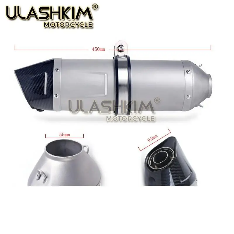 Мотоцикл Полная система глушитель Escape средняя ссылка трубы слипоны для HONDA NC700 NC750