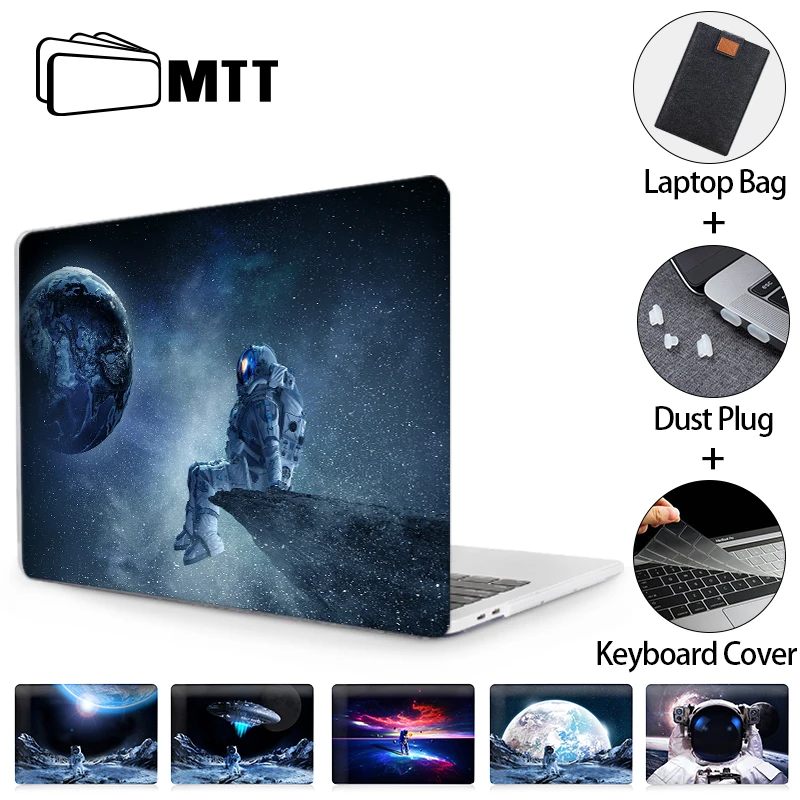 Mtt-capa do Astronauta para Macbook Pro 13 14 15 16 m1 Laptop Case 136 Chip m2 A2681 A2338 A2681 2023