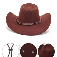 Унисекс Хлопок Ковбой шляпа ограничение производительности ковбойские шляпы для женщин Сплошной Повседневный солнцезащитный козырек женская мужская шапка крутые Западные Ковбойские шляпы