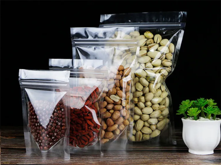 Clear Zipper Pouches - 3 x 5, for Candy, Coffee, Spices [ZBG1]