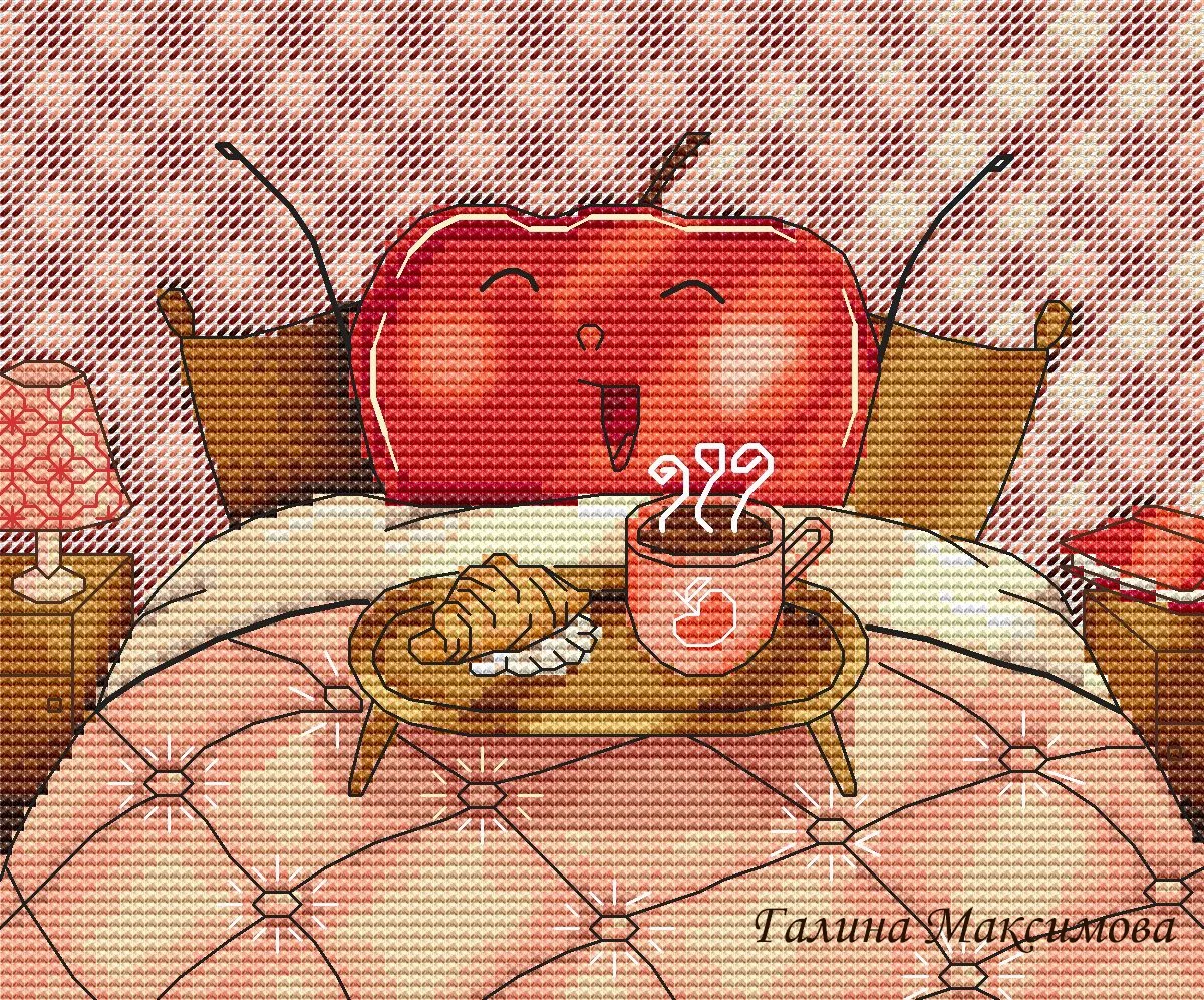 

Gold Collection Counted Cross Stitch Kit Cross stitch RS cotton with cross stitch no print Good morning