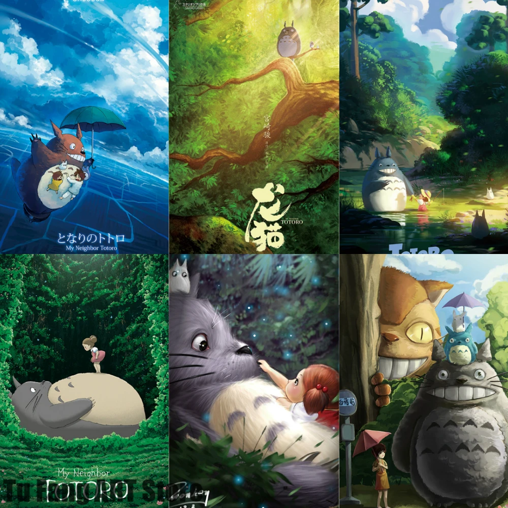 Tanio Hayao Miyazaki Anime obraz na płótnie Wall Art mój sklep