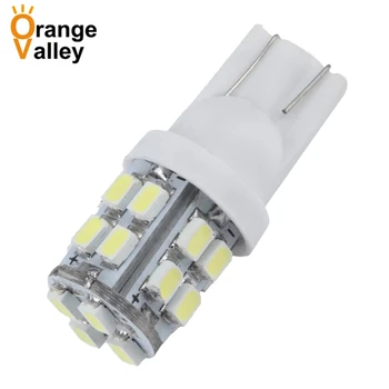 

100pcs Wholesale T10 W5W 20 LEDs 194 501 Auto 1206 SMD Car Interior lights Clearance Lamp Wedge Light Bulbs DC12V