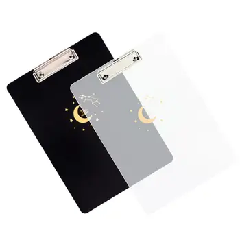 

2pcs Clipboards Portable Durable Practical Writing Pads Document Organizer File Holder for Students School Office