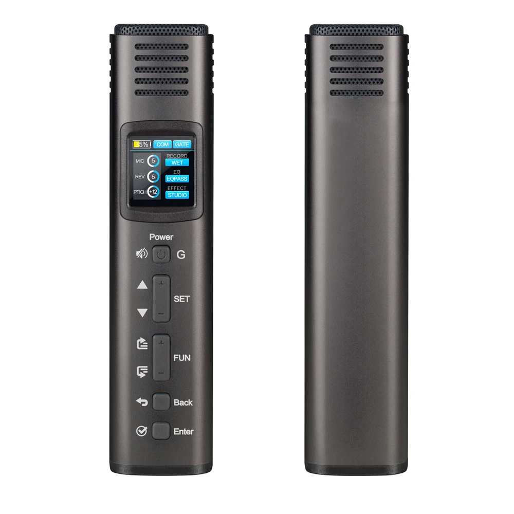 Muti functional DSP Microphone Smart Mike With Sound Card Audio mixer Function For Singing Recording Teaching|Microphones| - AliExpress