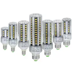 20 вт высокий световой поток, 5736 SMD Светодиодная лампа E27 E14 85 V-265 V 15 Вт, 9 Вт, 5 Вт, 7 Вт, 18 Вт, 12WLed лампы без мерцания СИД лампы для домашнего