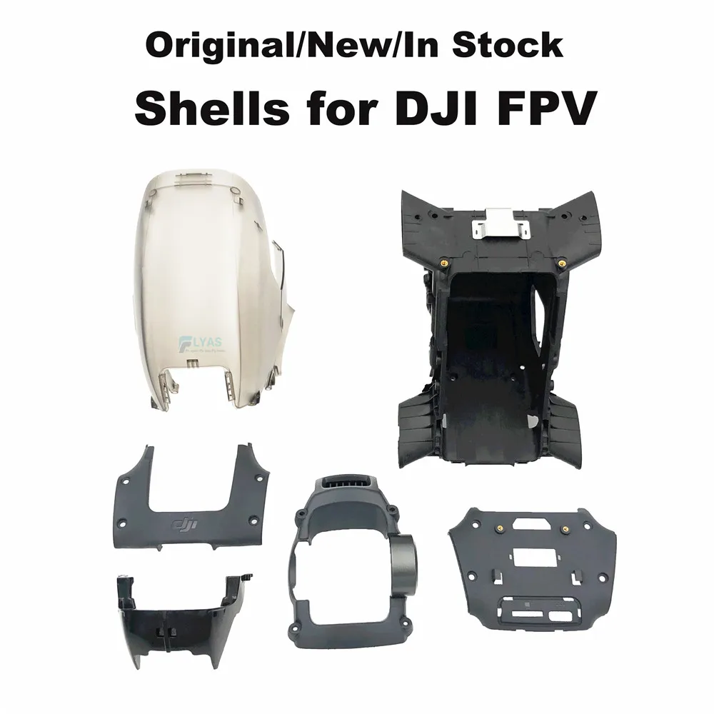DJI FPV Body Shell Upper/Top Cover Middle Frame Module Bottom/Protective Shell Spare Parts Replacement drone spare parts