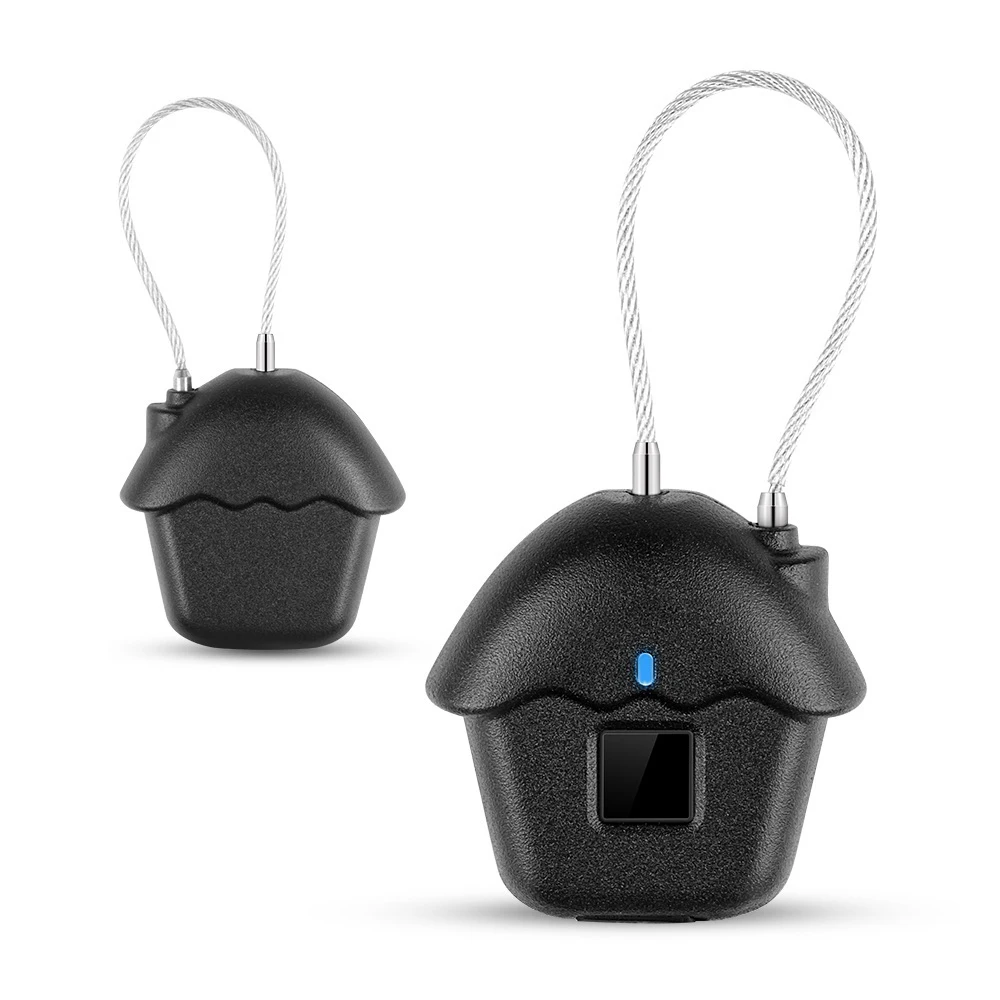 

Hot Rechargeable Intelligent Keyless Fingerprint Lock USB Smart Lock IP54 Waterproof Anti-theft Padlock Carry Luggage Case Lock
