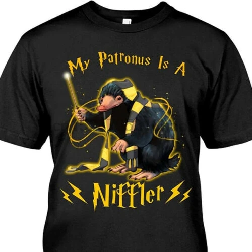 Ограниченная Новинка футболка My Patronus Is A Niffler 2019 лидер продаж супермодные летние