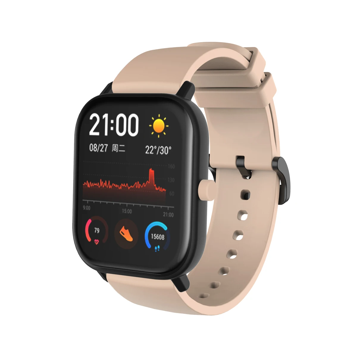 10 видов цветов оригинальный мягкий силиконовый ремешок для Xiaomi Amazfit GTS смарт