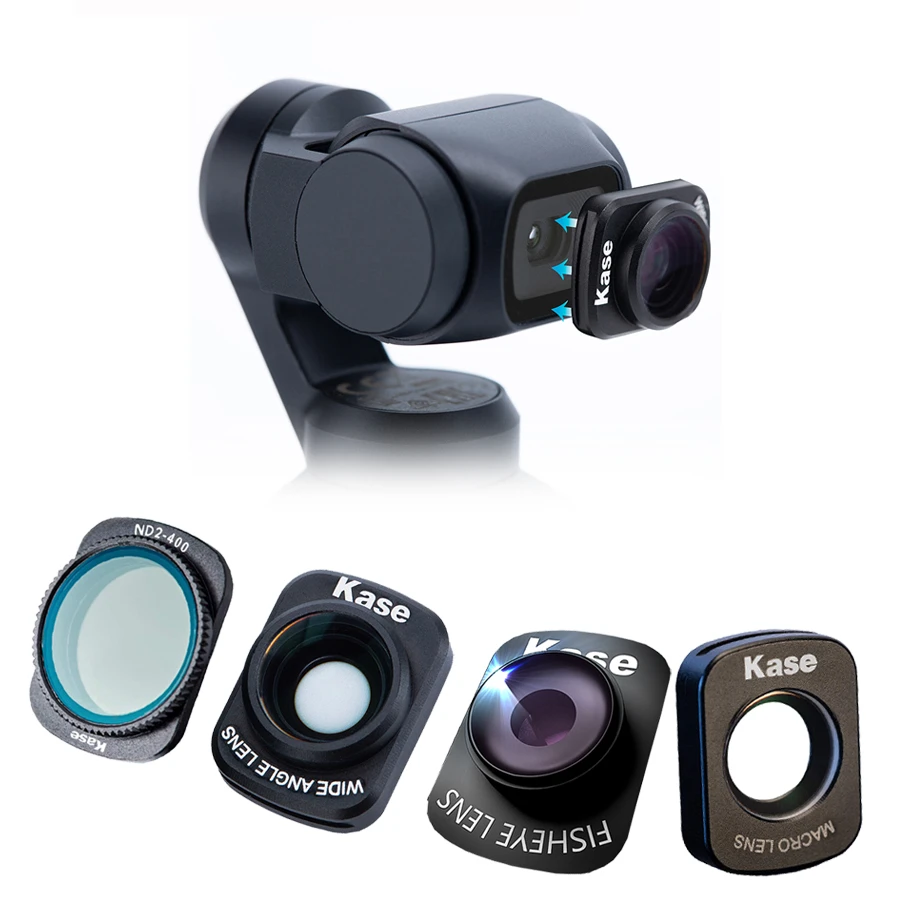 Kase ND2 400 Variable ND Neutral Density Filter/Wide Angle Lens/Macro  Lens/Fisheye Lens for DJI OSMO Pocket Handheld Camera|Camera Filters| -  AliExpress