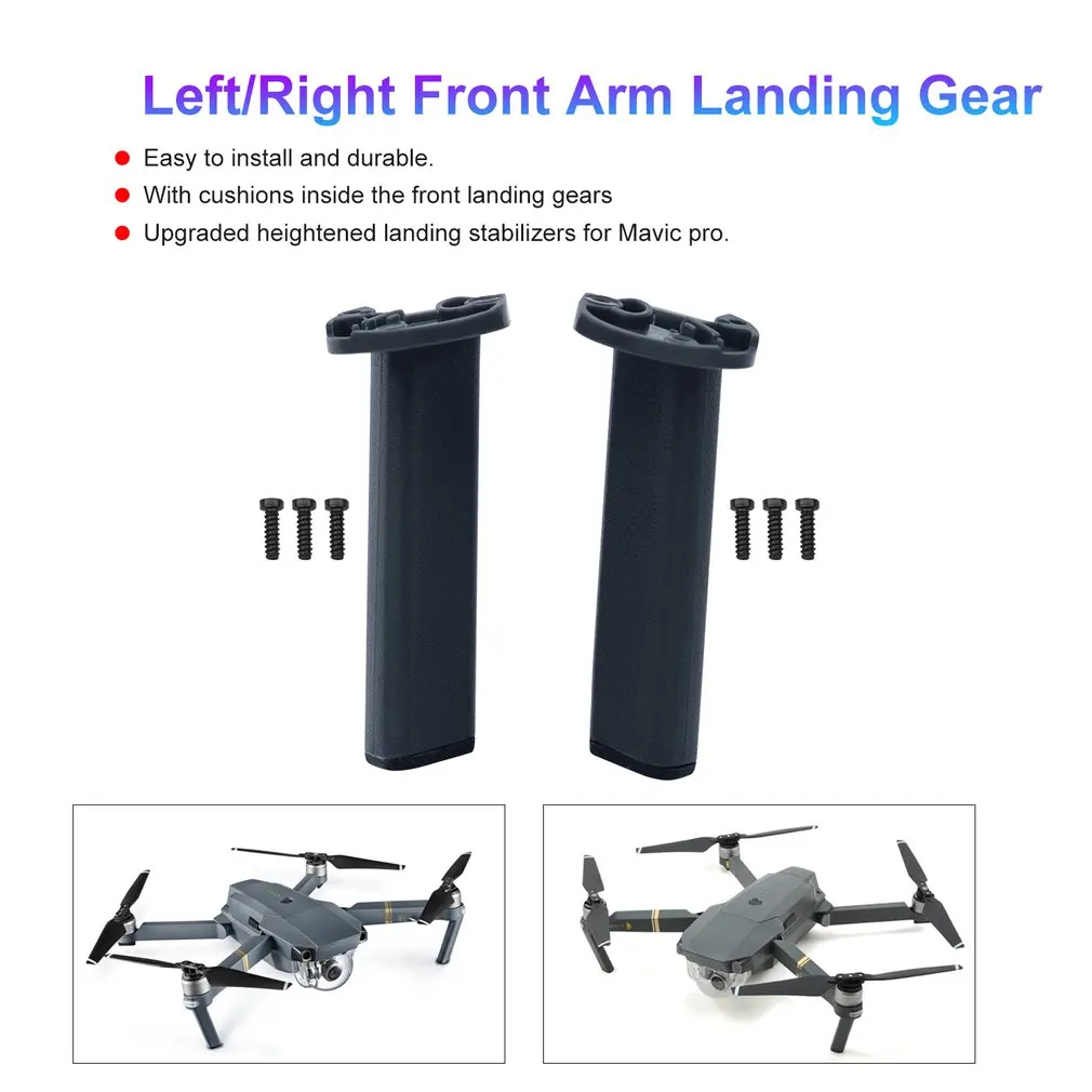 Посадочное снаряжение для DJI MAVIC PRO Drone, расширитель высоты, светильник для ног, быстросъемные защитные детали для ног, защитный аксессуар
