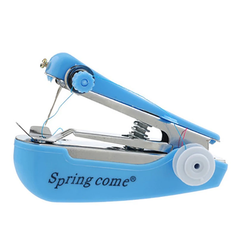 Бытовая мини ручная швейная машина простая работа швейная ткань удобный инструмент для рукоделия портативные швейные инструменты