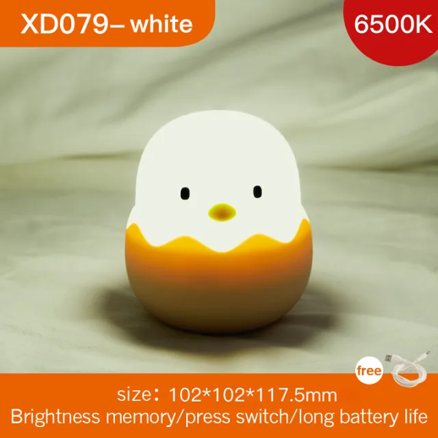 Dwwkids Night Light Rechargeable Led Baby Dimmable Touch Control With