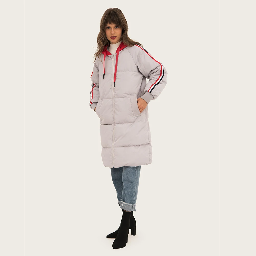 Новое поступление, Abrigos Mujer Invierno, длинное зимнее пуховое пальто для женщин, хлопковая стеганая куртка, Женская пуховая куртка, Рождественский большой размер