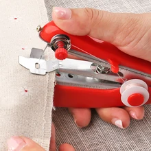 Mini Machine à coudre Portable à fonctionnement manuel, outils de couture créatifs et simples, petite broderie pour la maison et le voyage