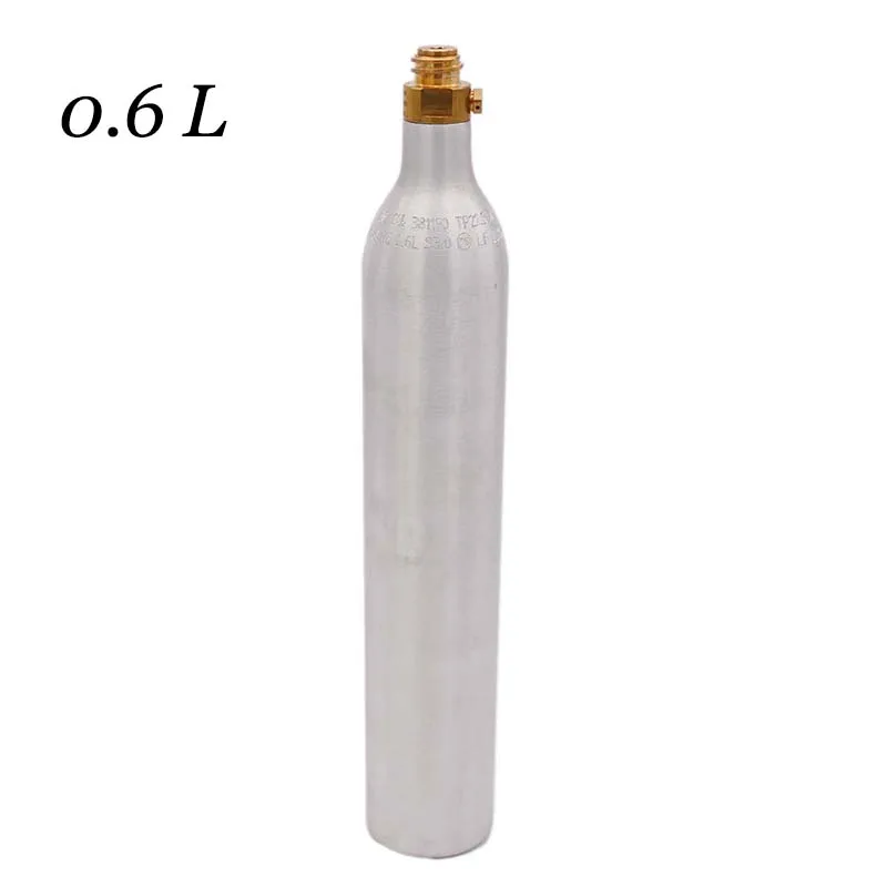 0.6L газированная вода цилиндр СО2 емкость для бутылок с клапаном Tr21* 4 150 бар/2250PSI высокого давления газированная вода бак
