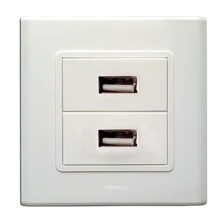 2 разъема USB модули, информация настенная пластина крышка розетки Лицевая панель Разъем для кабельной системы