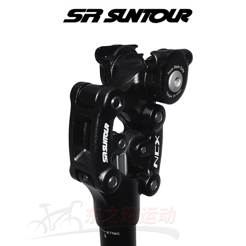SR Suntour NCX велосипед подвески подседельный 400 мм* 27,2/28,6/30,0/30,1/30,4/30,8/31,6/33,9 велосипед амортизирующие на подседельную трубу рамы - Цвет: Черный