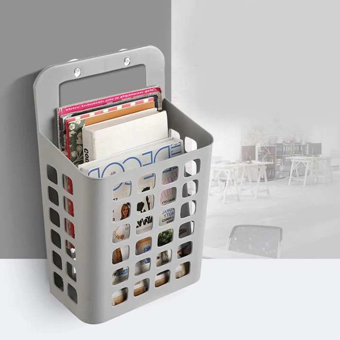 Plastic Hanging Laundry Basket Food Books Toys Clothes Organizer Home Container FP8