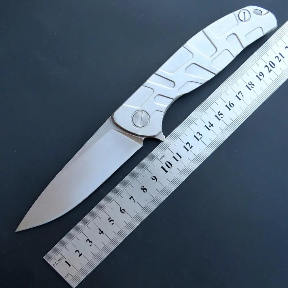 Eafengrow EF95 складной нож F95 Jack нож D2 лезвие стальная ручка кемпинг Survivcal Тактический карманный нож охотничий EDC инструмент - Цвет: White